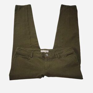 Banana Republic Khaki Green Chino Trousers, Size 10